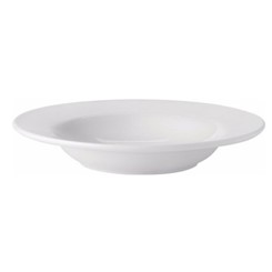 Pure White Rimmed Soup Bowl 9" (22.5cm)