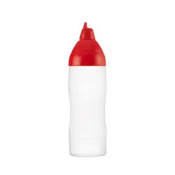 Non-Drip Squeeze Bottle Red 35cl