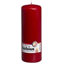 bolsius red candle Red Pillar Candles 70 x 200mm 1038155701-41-C