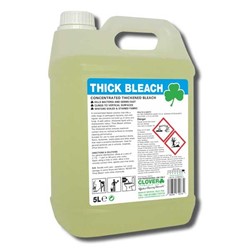 Clover Thick Bleach Case of 2 x 5Ltr BLEACHTHICK5LT-C