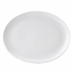 Pure White Oval Plate 14" (36cm)