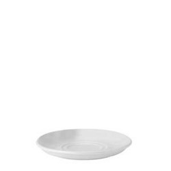 Pure White Double Well Saucer 6" (15cm)