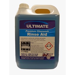 Ultimate Premium Glass Rinse Aid 1x5Ltr ULTIMATERA-P